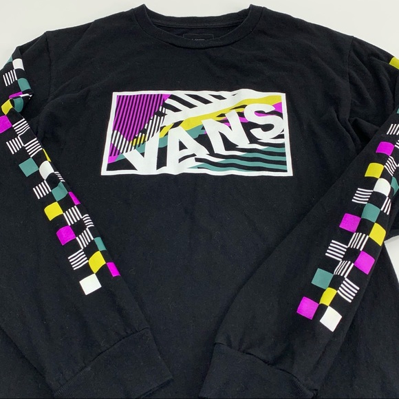 Vans Other - Vans Classic fit retro print checkerboard loud
